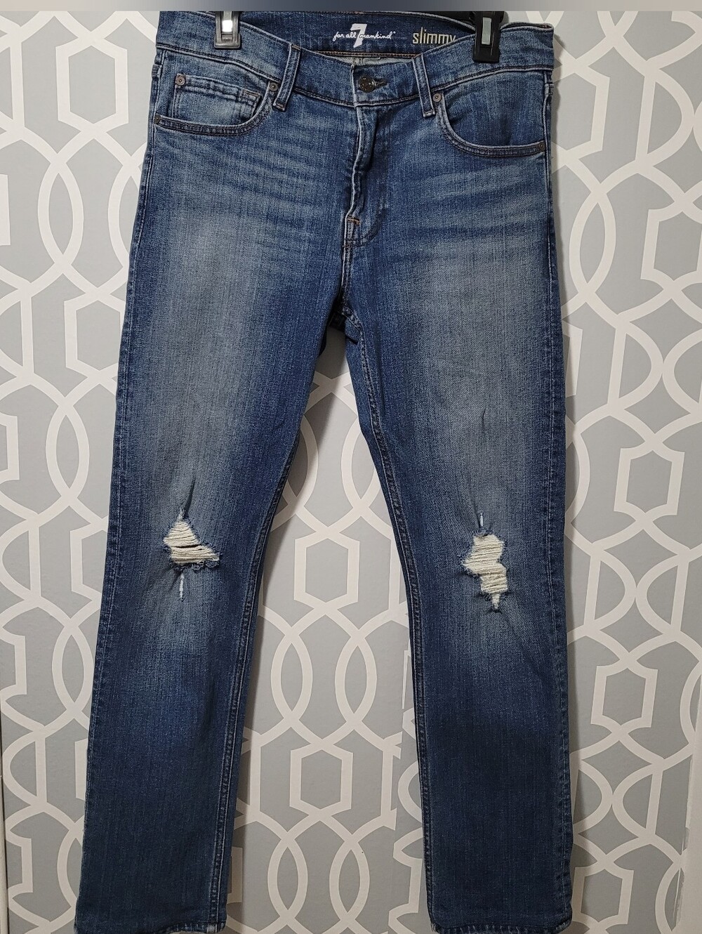 7 For All Men Kind Mens Slimmy Jeans Size 31